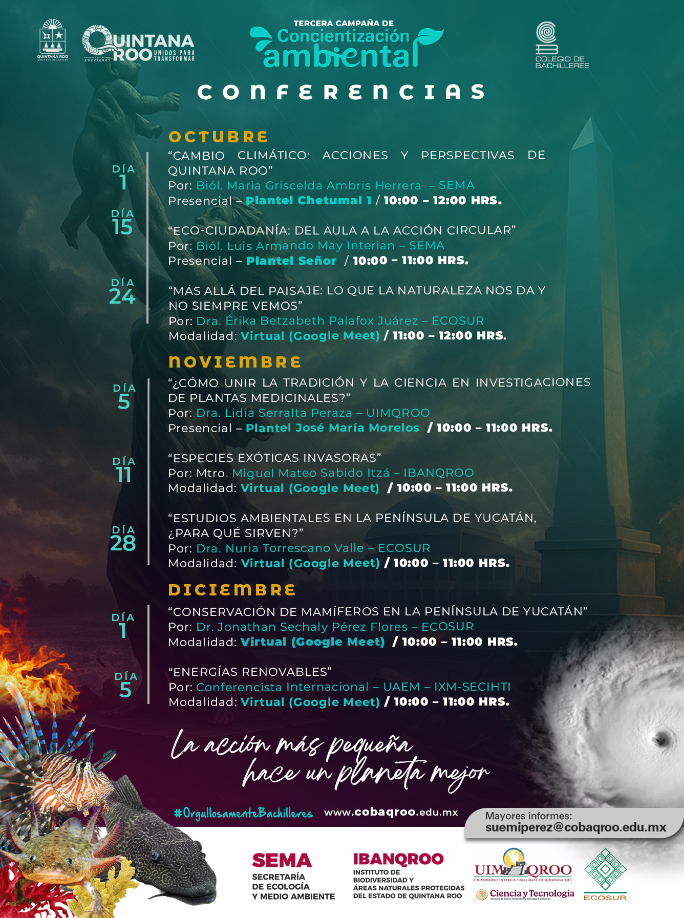 Calendario 3ra Campaña Ambiental